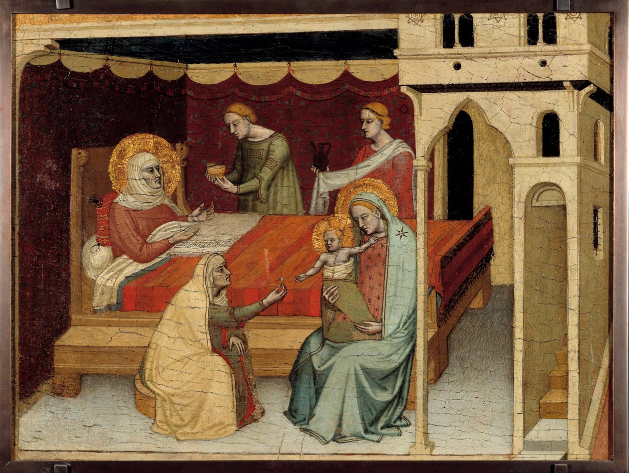 Keresztelő Szent János mester oltárképe, 1350 körül (festmény) alkotó: Master of the Life of Saint John the Baptist