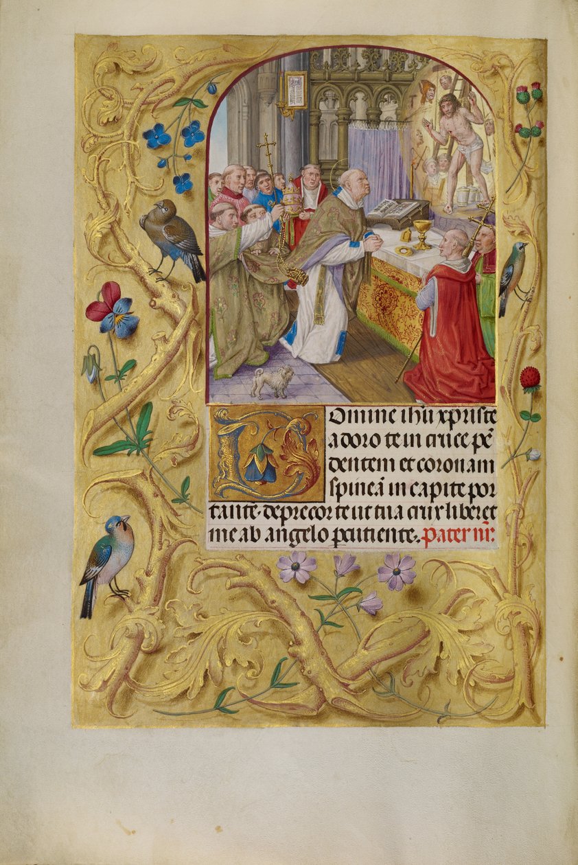 Szent Gergely miséje alkotó: Master of the Lübeck Bible