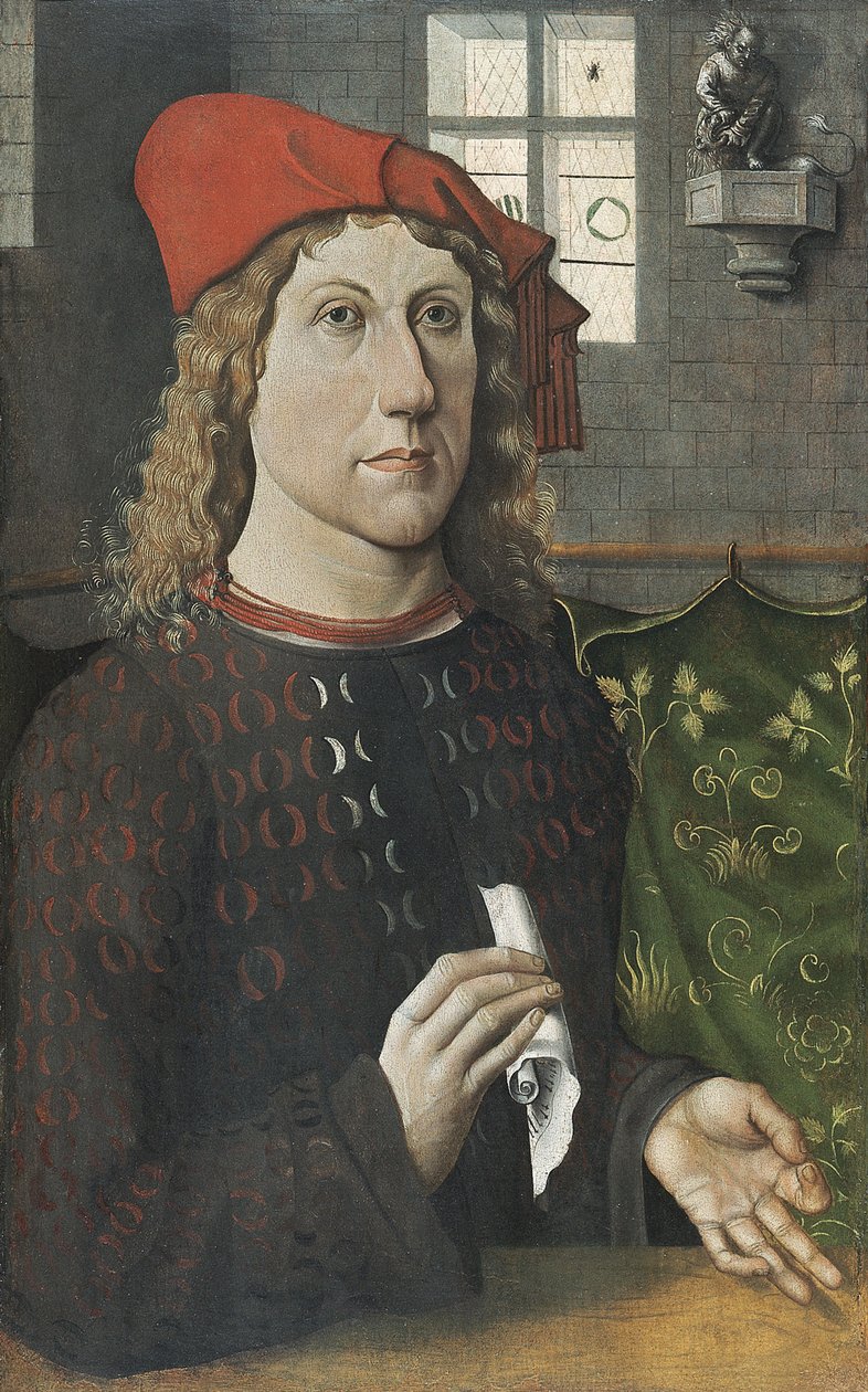 Egy fiatal férfi portréja alkotó: Master of the Lüneburg Last Judgement