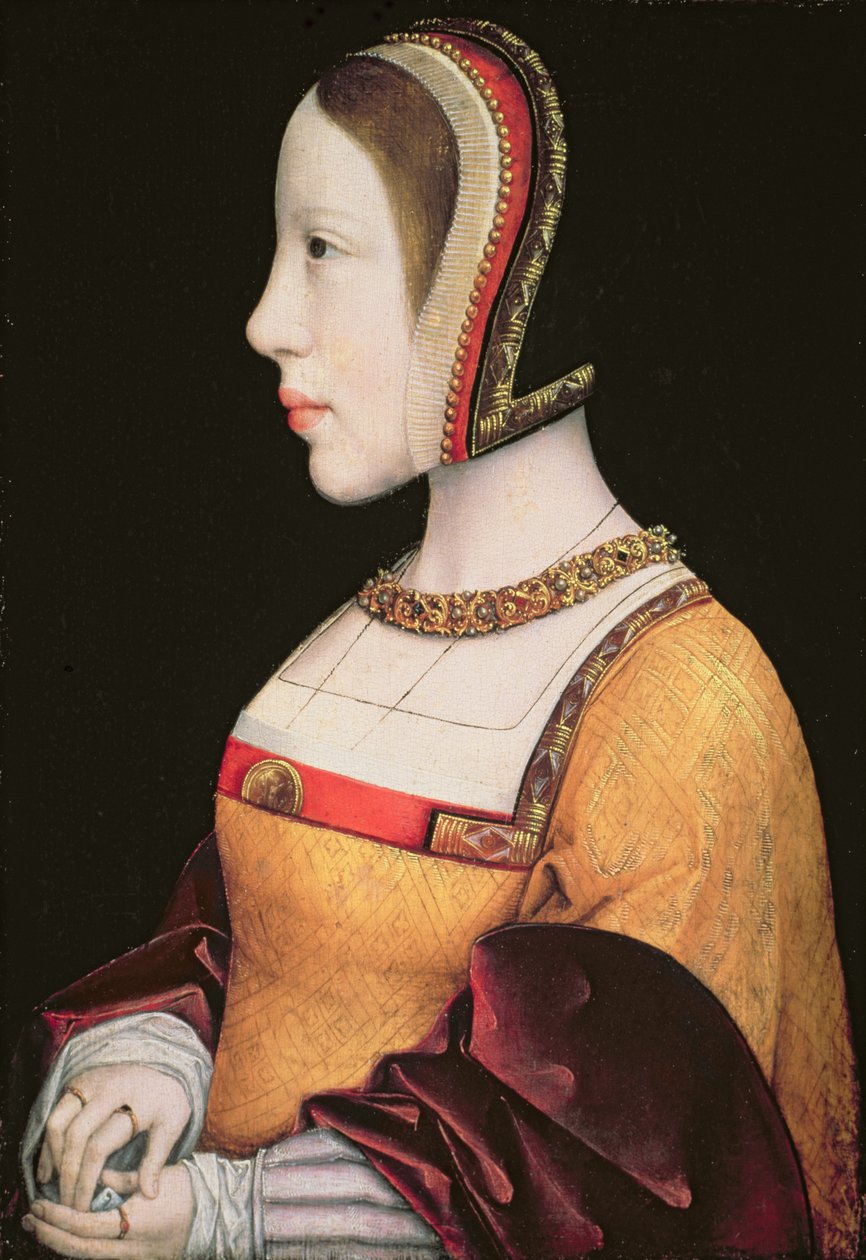 Habsburg Erzsébet dán királyné (1501-26) (1501-26) 1514-15 körül (olaj, tölgyfatábla) alkotó: Master of the Magdalen Legend