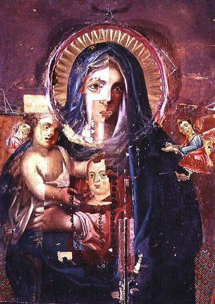 „Picasso Madonnája”, 1200 körül (panel) alkotó: Master of the Magdalene Altarpiece