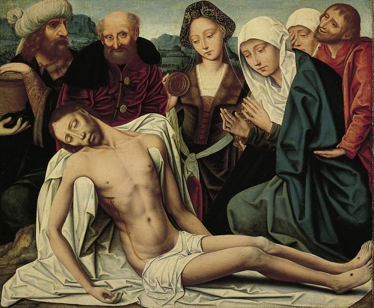 A siralom a halott Krisztus felett alkotó: Master of the Mansi Magdalen