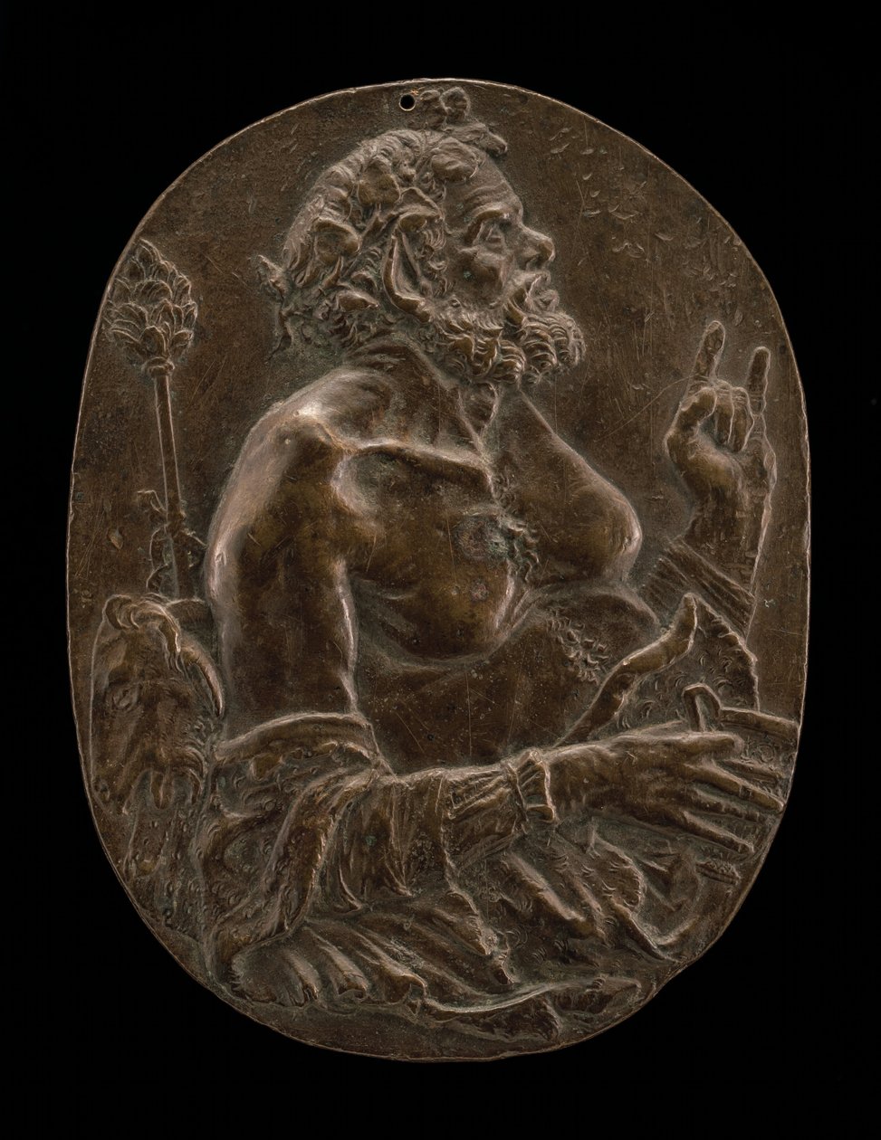 Szatír, a 15. század végén vagy a 16. század elején. alkotó: Master of the Martelli Mirror