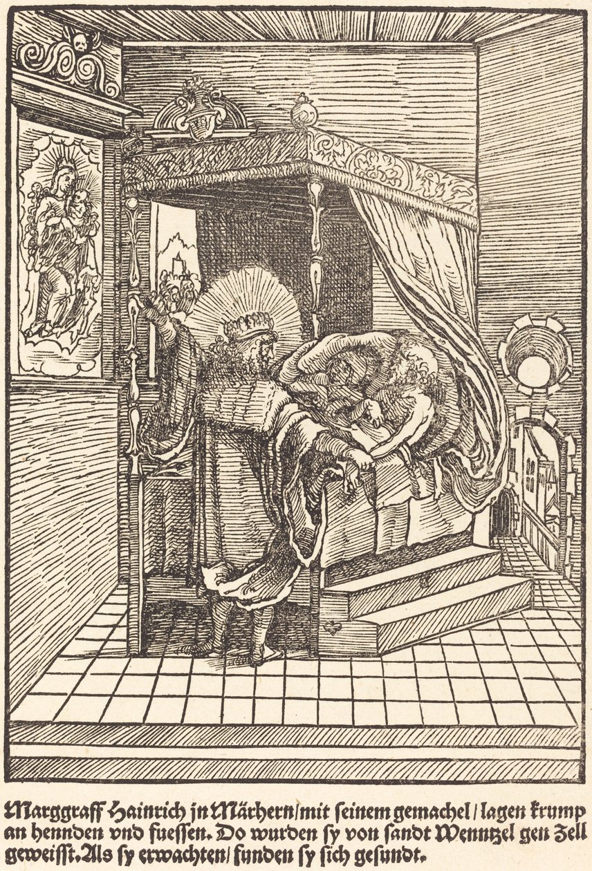 Marggraff Hainrich Marhernben alkotó: Master of the Miracles of Mariazell
