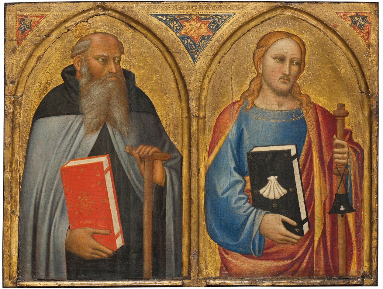 Szent Antal apát és Nagy Szent Jakab alkotó: Master of the Misericordia