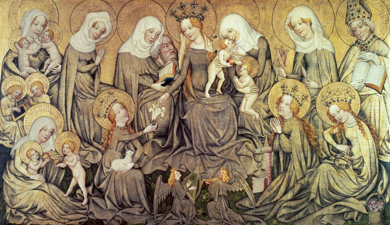 Az Ortenberg-oltár középső táblája, c1410-1420 alkotó: Master of the Ortenberg Altar