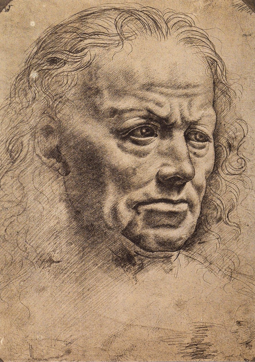 Egy férfi feje alkotó: Master of the Pala Sforzesca