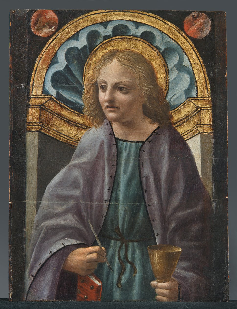 Szent János evangélista alkotó: Master of the Pala Sforzesca