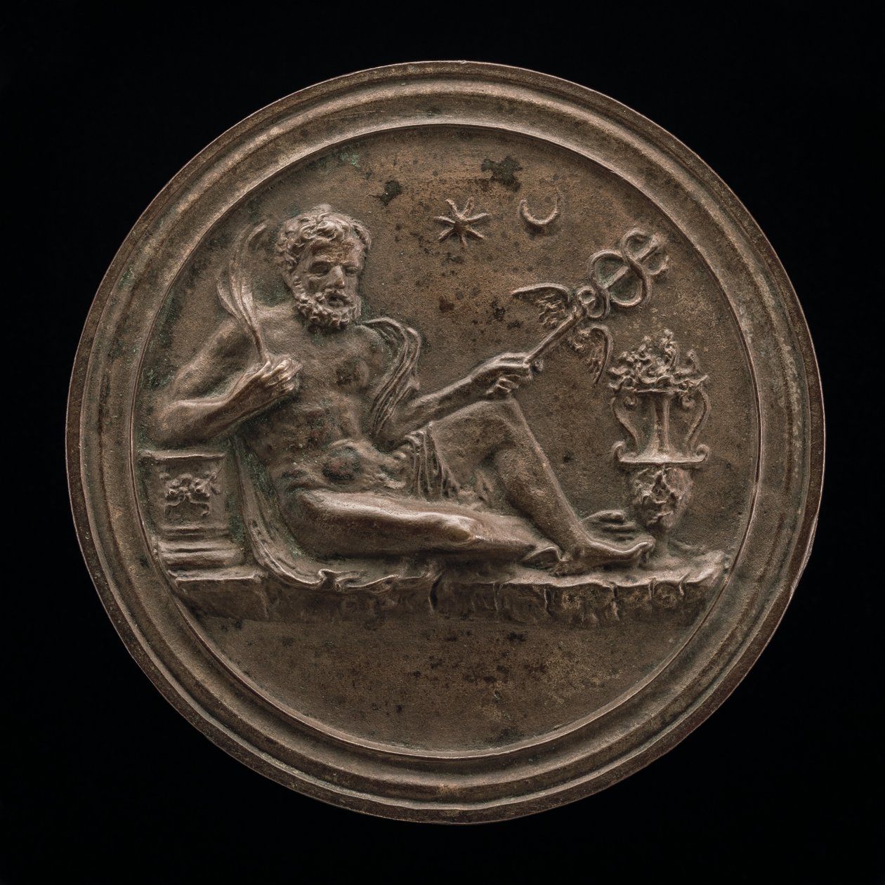 Merkúr, 16. század eleje. alkotó: Master of the Roman Charity