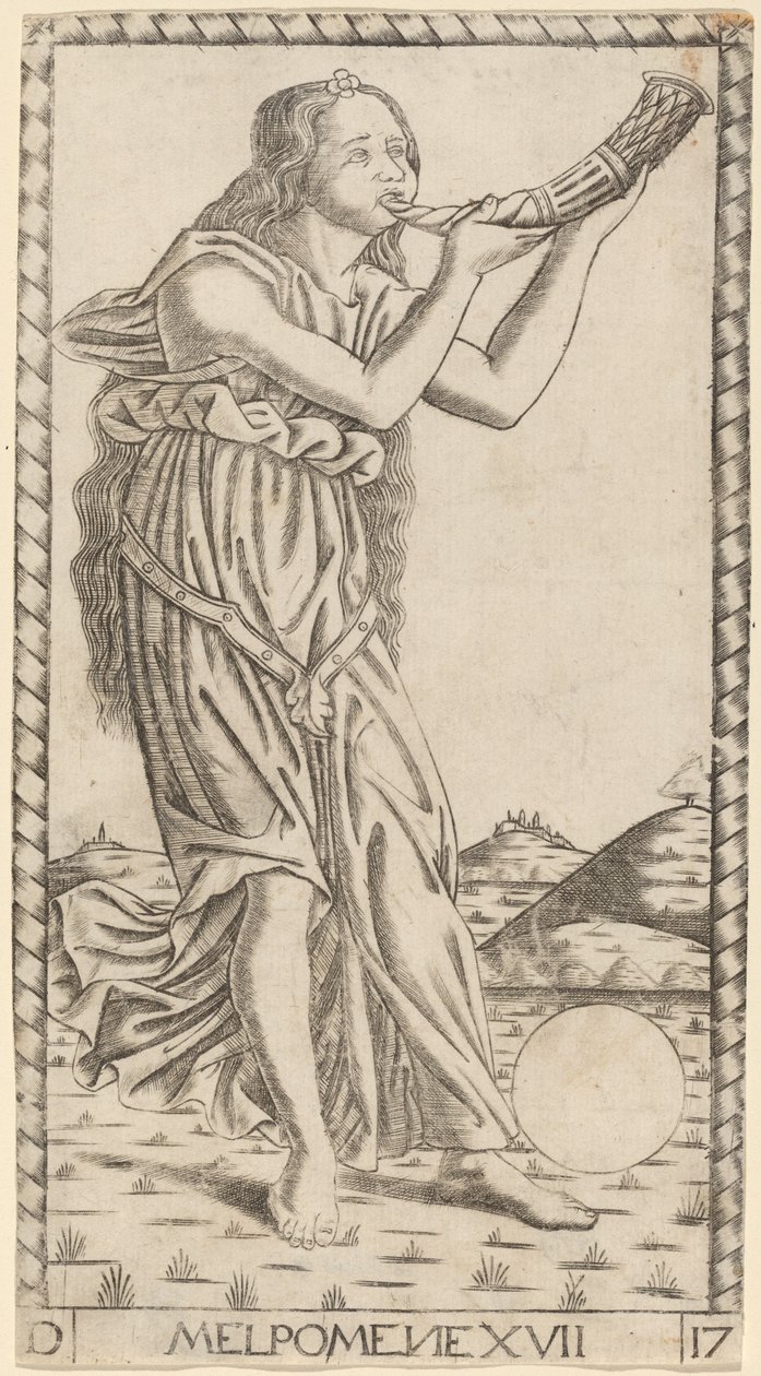 Melpomene alkotó: Master of the S Series Tarocchi
