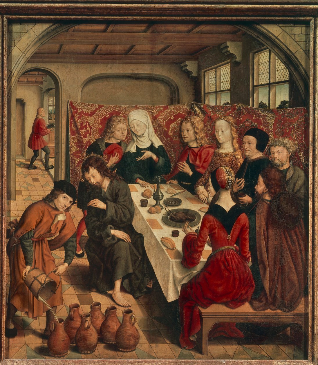 Esküvő Kánában alkotó: Master of the Saint Bartholomew Altarpiece