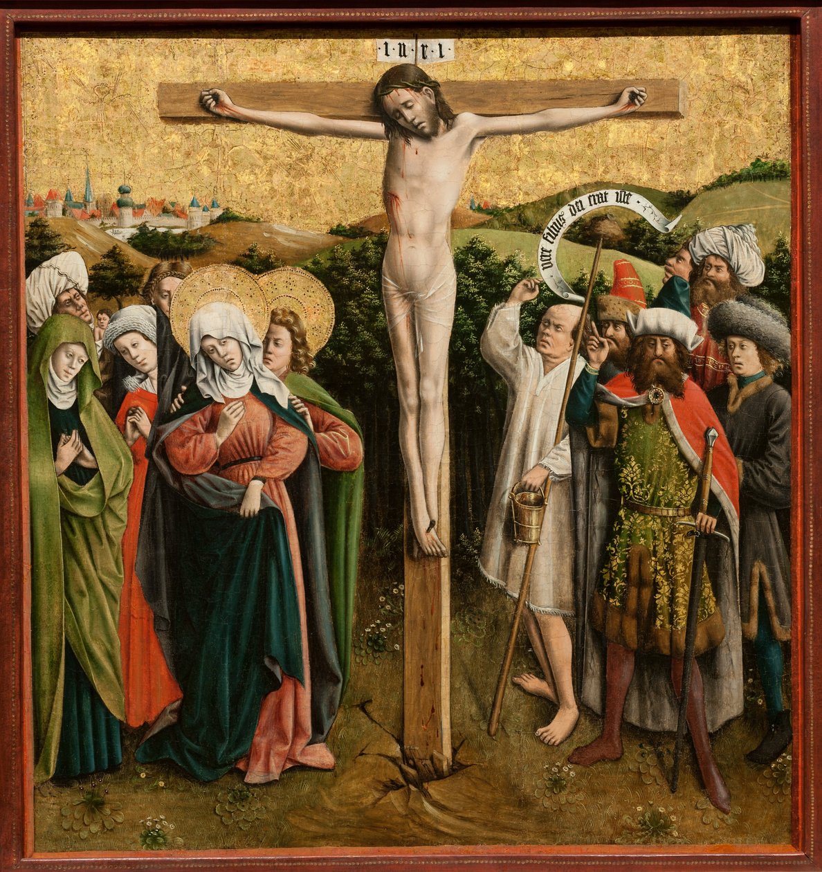 Oltárkép Krisztus passiójával, 1440 körüli évek (olaj és arany, fa) alkotó: Master of the Schlägl Altarpiece
