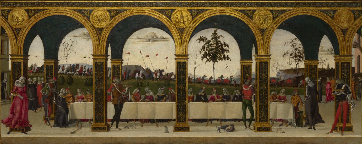 Griselda története. III. rész: Reunion, 1490-1495 körül alkotó: Master of the Story of Griselda