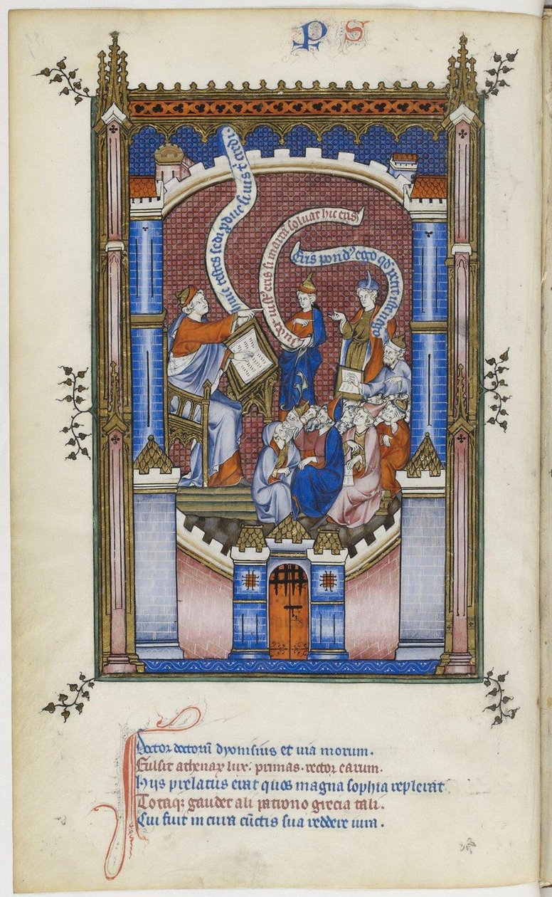 Szent Dénes élete, 1317 alkotó: Master of the Vie de saint