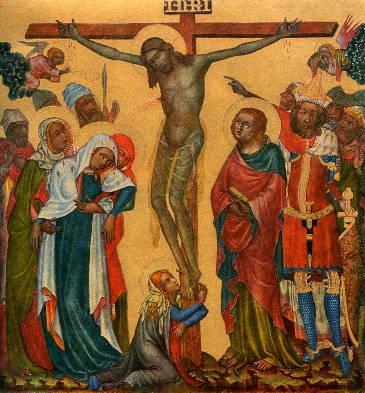 „Keresztre feszítés”, c1350, 1955. alkotó: Master of the Vyssi Brod Altar