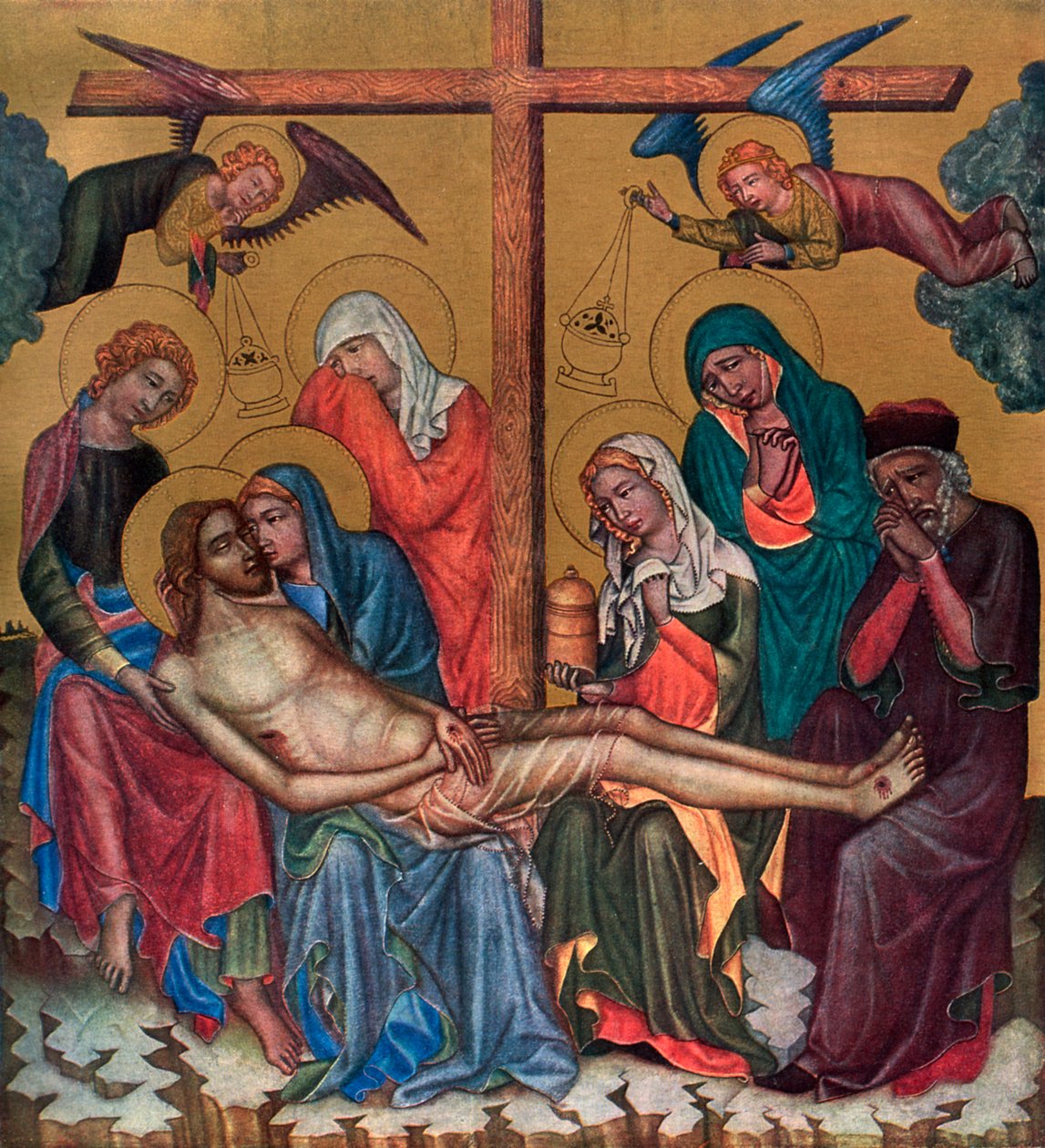 „Siralom Krisztusért”, c1350, 1955. alkotó: Master of the Vyssi Brod Altar