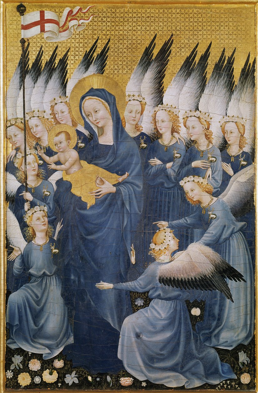 A Szűzanya a Gyermeket alkotó: Master of the Wilton Diptych