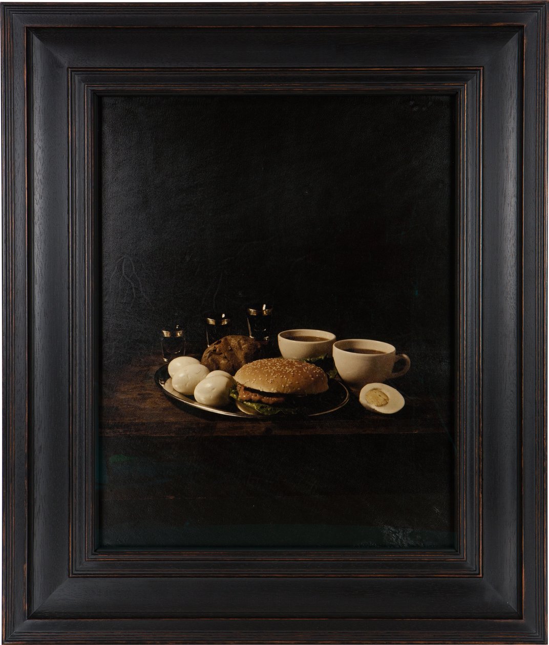 Last Meal on Death Row, Gary Gilmore, 2012 (Digitális transzfer nyomat kecskebőr pergamenre) alkotó: Mat Collishaw