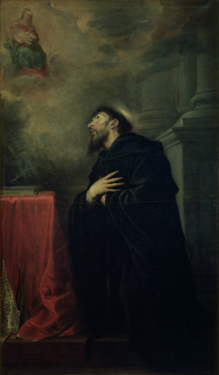 Szent Ágoston, 1663 alkotó: Mateo Cerezo