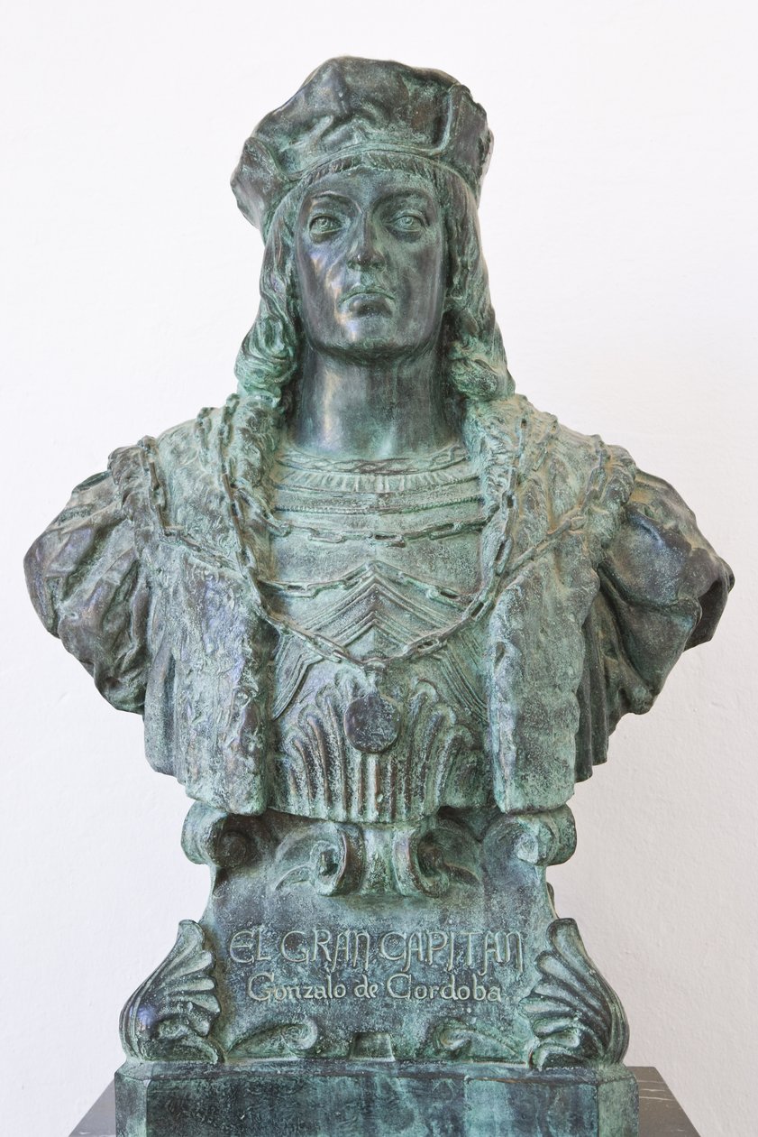 Gonzalo de Cordoba nagy kapitány (bronz) alkotó: Mateo Inurria