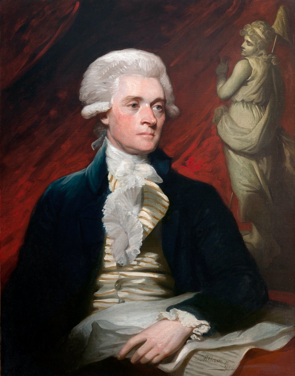 Thomas Jefferson portréja alkotó: Mather Brown