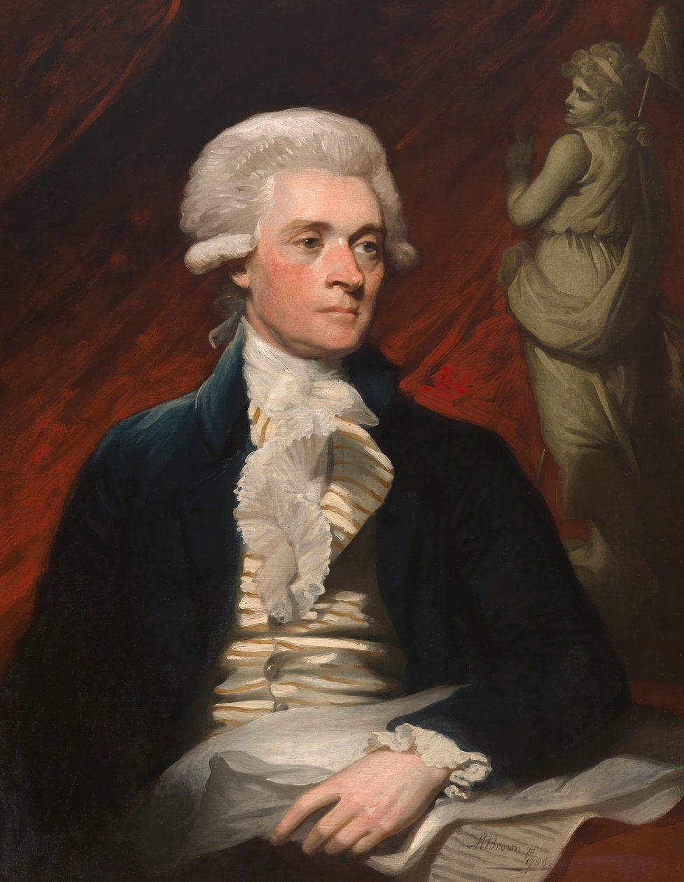 Thomas Jefferson, 1786. alkotó: Mather Brown