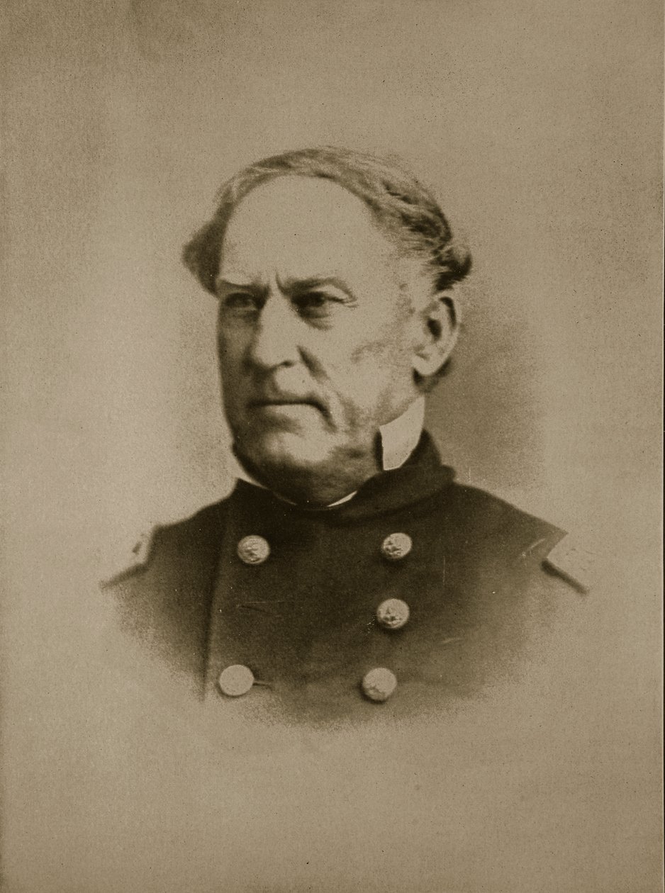 David G. Farragut tengernagy, 1861-65 alkotó: Mathew B. Brady