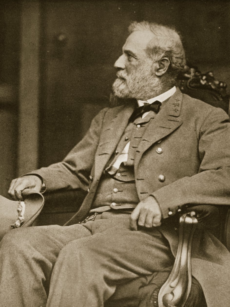 Robert E. Lee tábornok richmondi házában, 1865. április alkotó: Mathew B. Brady