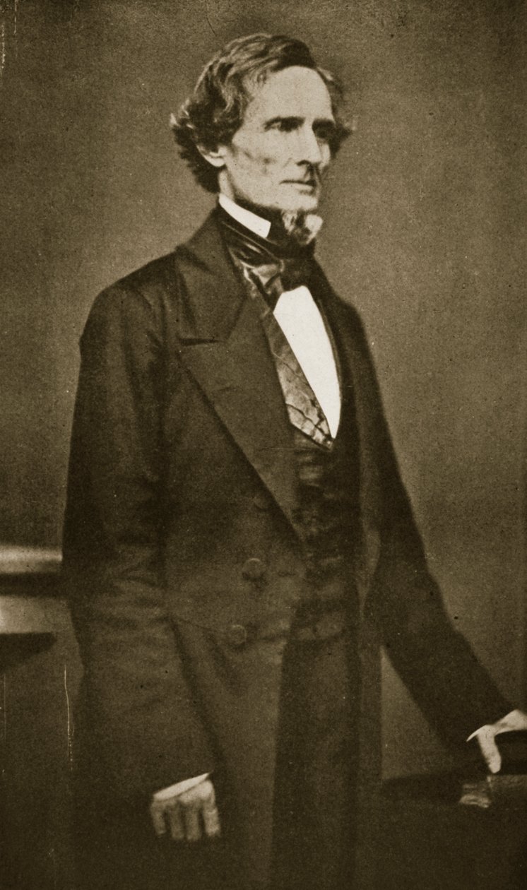 Jefferson Davis, a Déli Konföderáció elnöke, 1859-60 alkotó: Mathew B. Brady