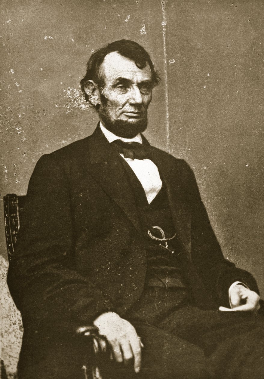 A „Brady Lincoln”: Abraham Lincoln portréja, 1894 alkotó: Mathew B. Brady