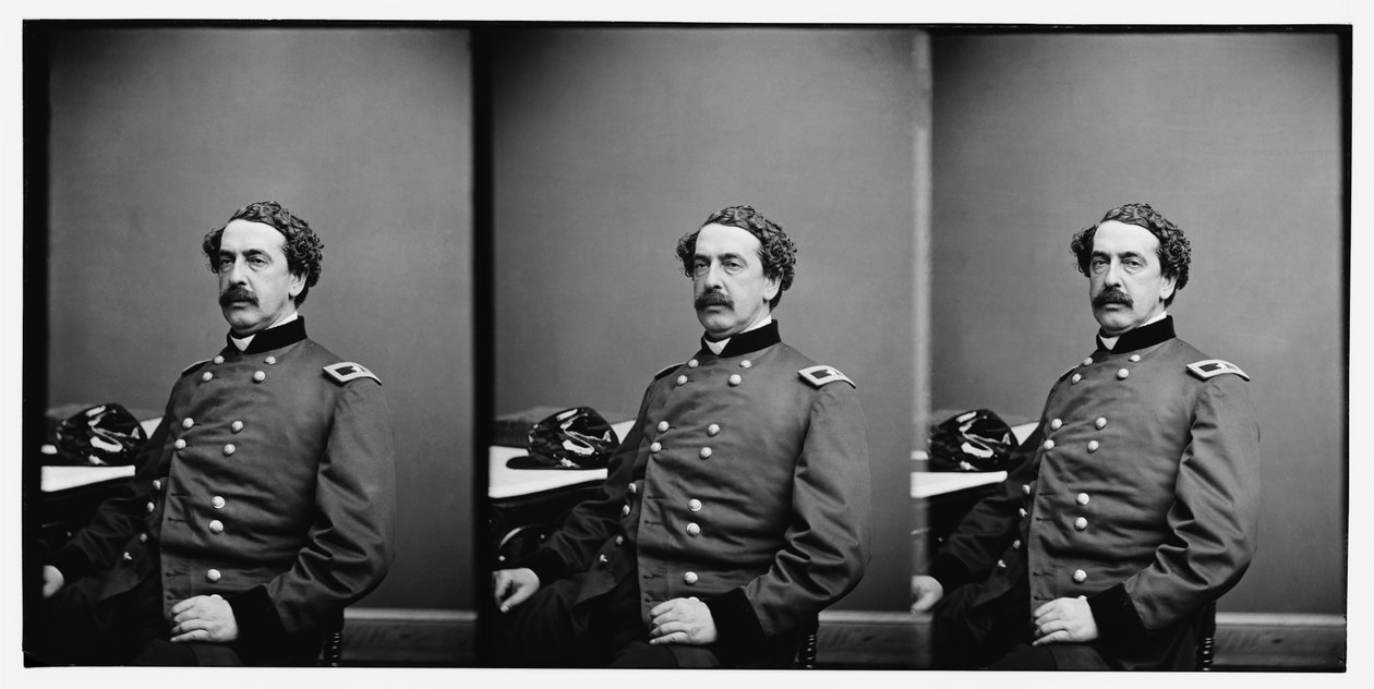 Union Brig. Abner Doubleday tábornok, 1862 eleje alkotó: Mathew B. Brady