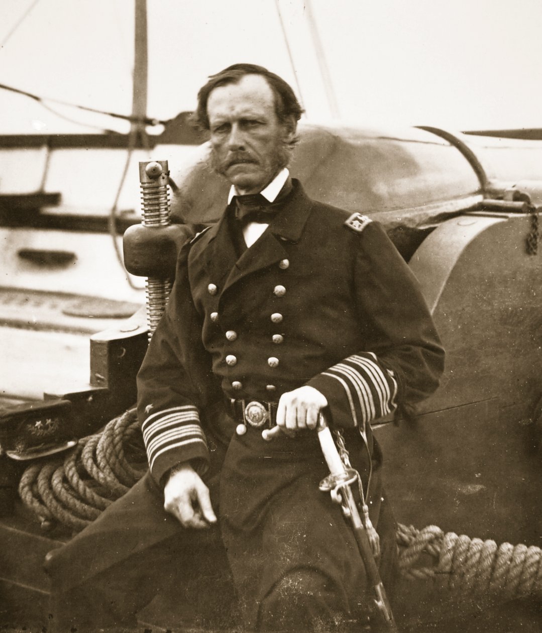 John A. Dahlgren admirális (fotogravír) alkotó: Mathew B. Brady