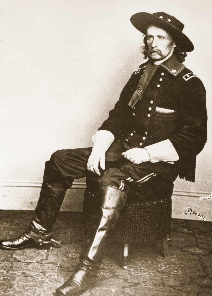 George Armstrong Custer (mélynyomás) alkotó: Mathew B. Brady