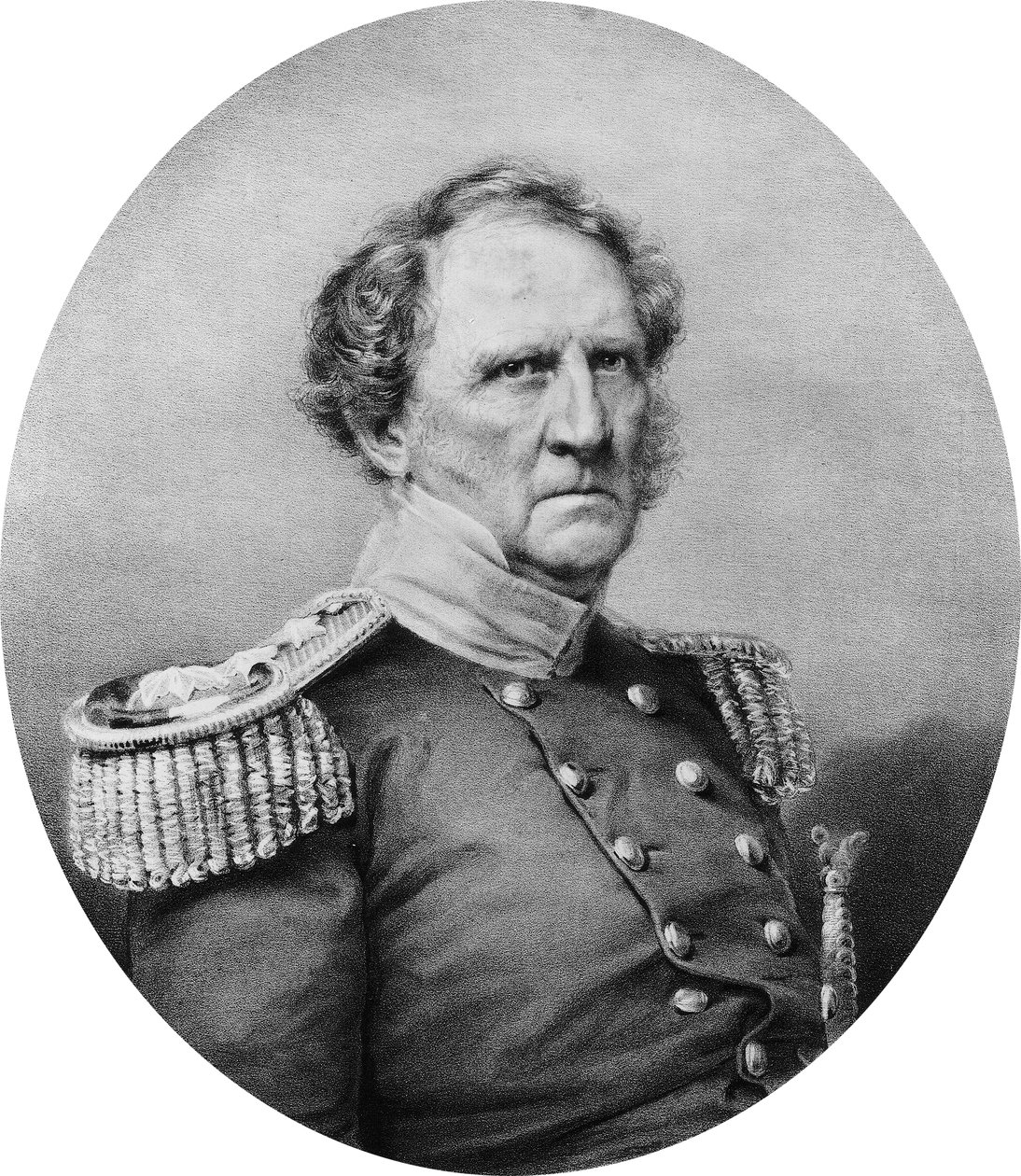 Winfield Scott vezérőrnagy alkotó: Mathew B. Brady