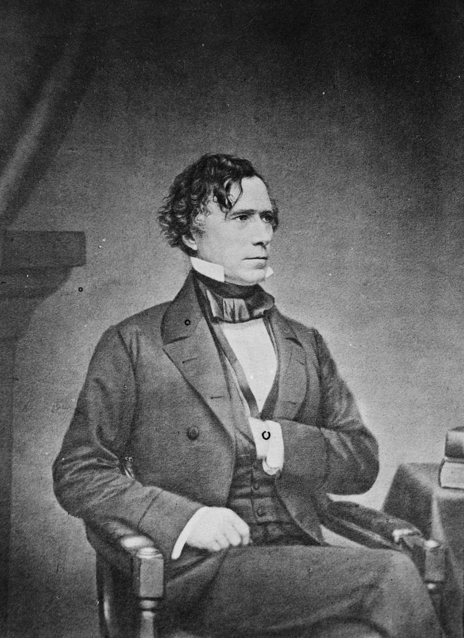 Franklin Pierce elnök, 1855-65 alkotó: Mathew B. Brady