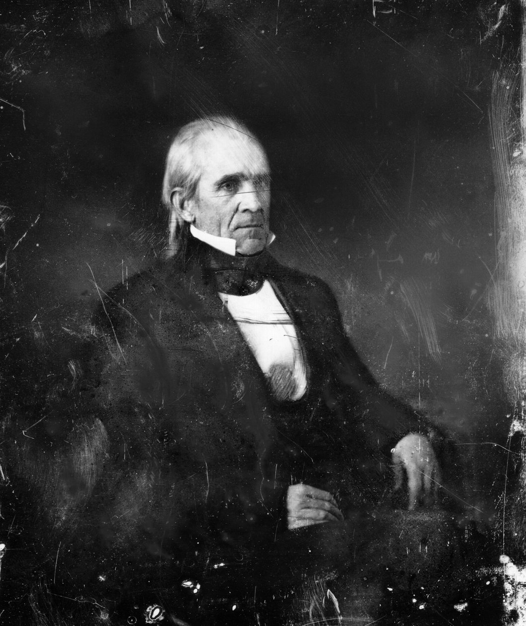 James Knox Polk elnök (dagerrotípia) alkotó: Mathew B. Brady