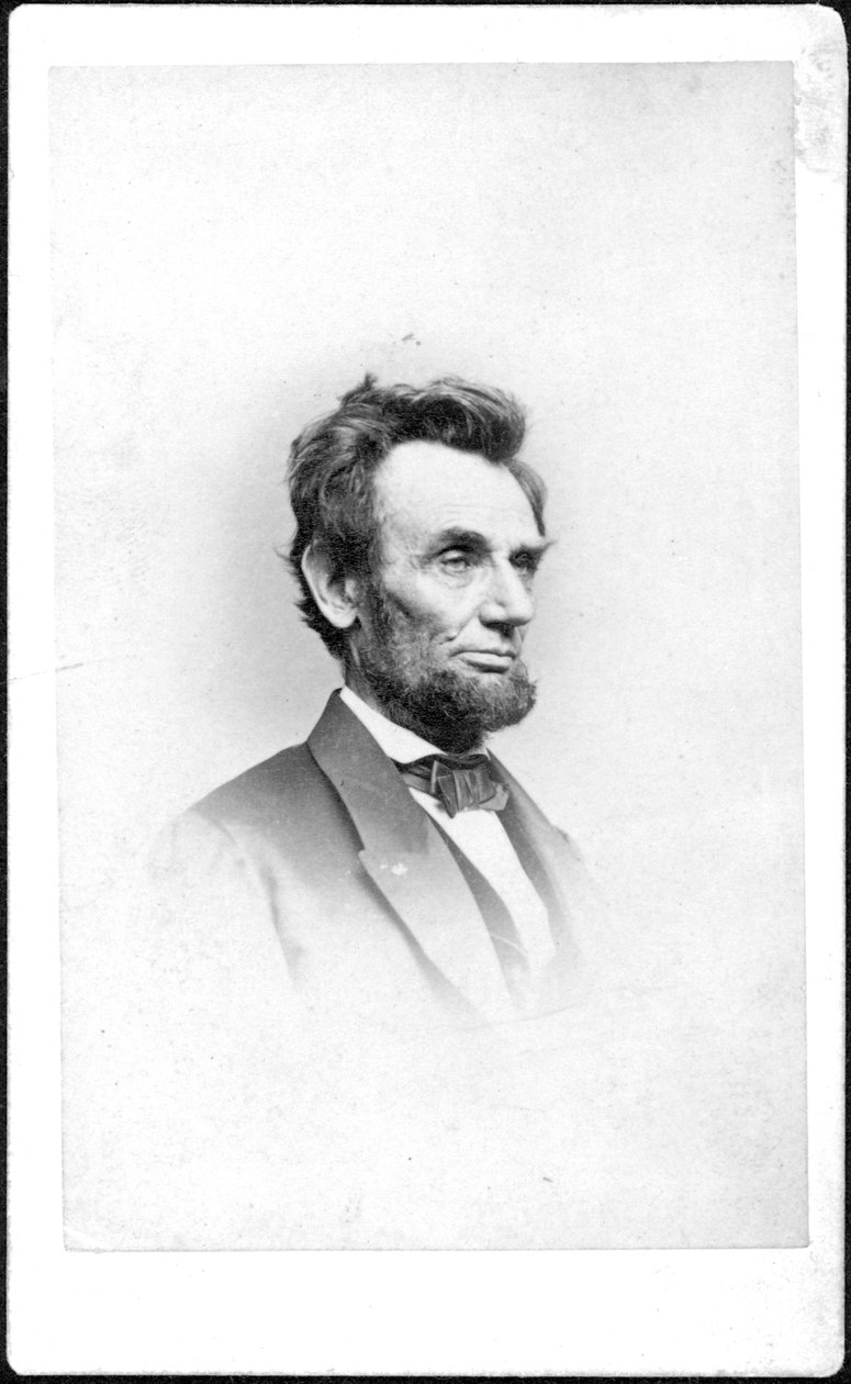 Lincoln elnök élete utolsó hetében, 1865-ben alkotó: Mathew B. Brady