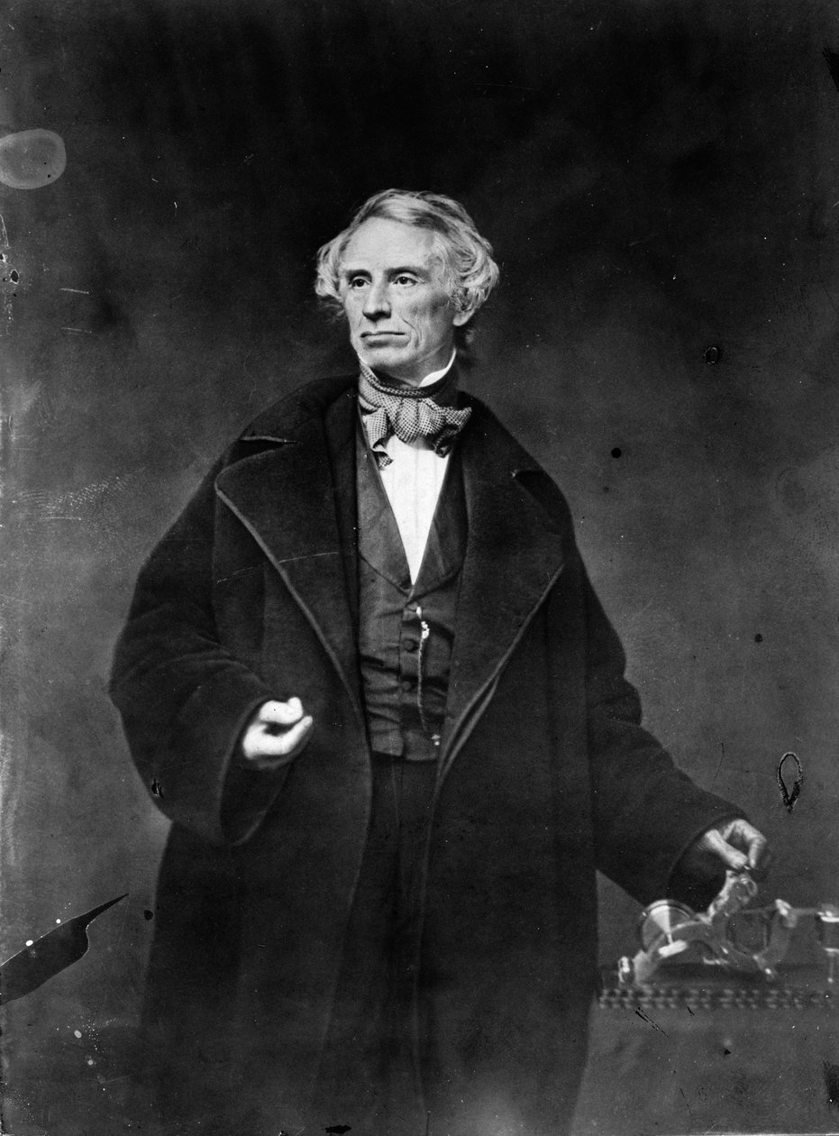 Samuel Morse és felvevője, 1857 alkotó: Mathew B. Brady