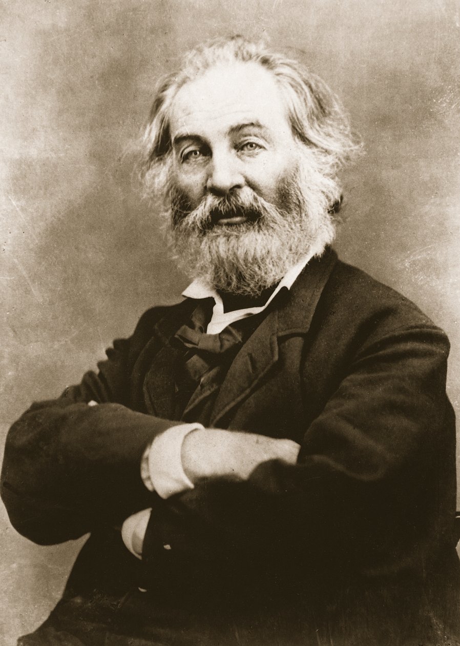 Walt Whitman (fotogravír) alkotó: Mathew B. Brady
