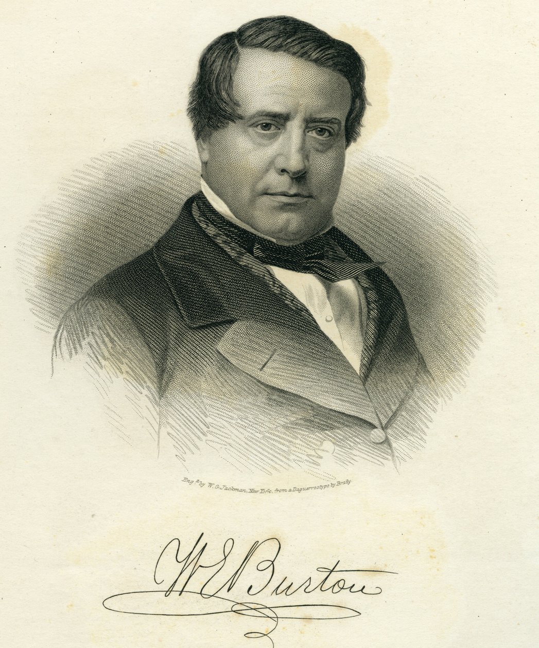 William Evans Burton, W. G. Jackman metszete, 1875 alkotó: Mathew B. Brady