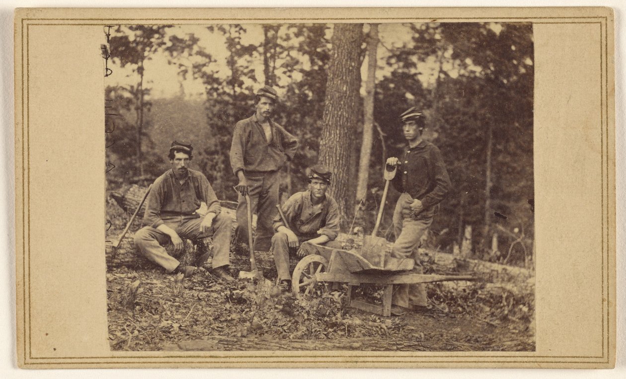 A 69. N.Y.V. ezred utászalakulata alkotó: Mathew B. Brady