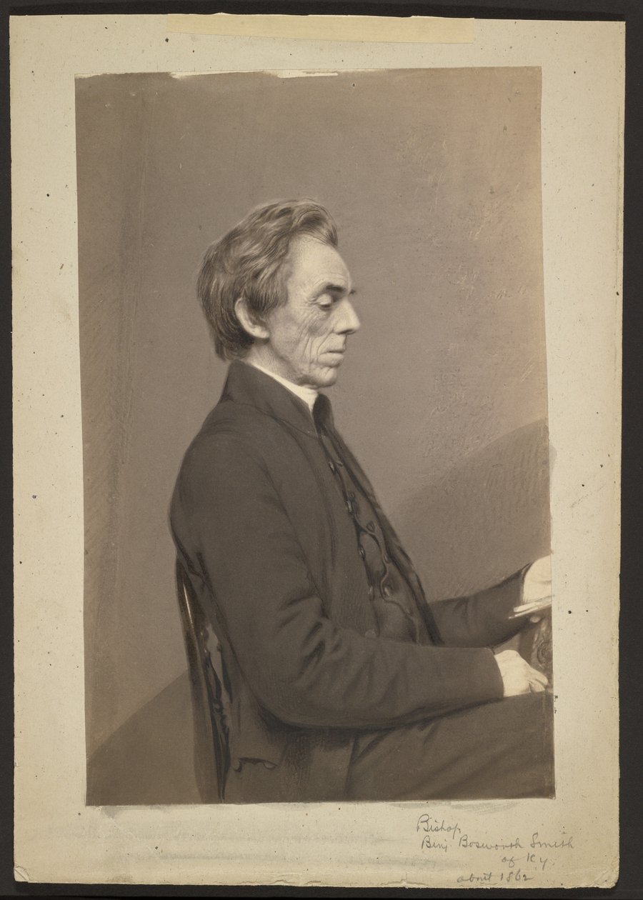 [Benjamin Bosworth Smith püspök] alkotó: Mathew B. Brady