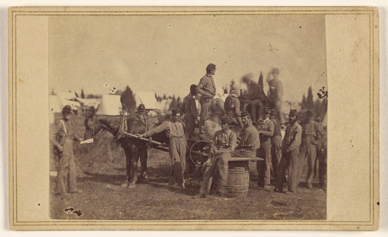 [Ft. Runyon telepesei] alkotó: Mathew B. Brady
