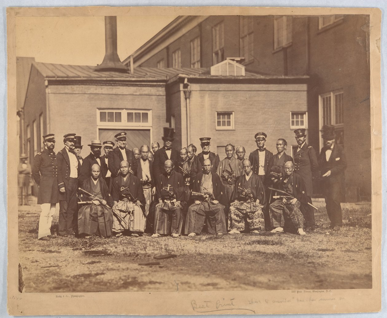 [Japán Nagykövetség, Navy Yard, Washington, DC] alkotó: Mathew B. Brady