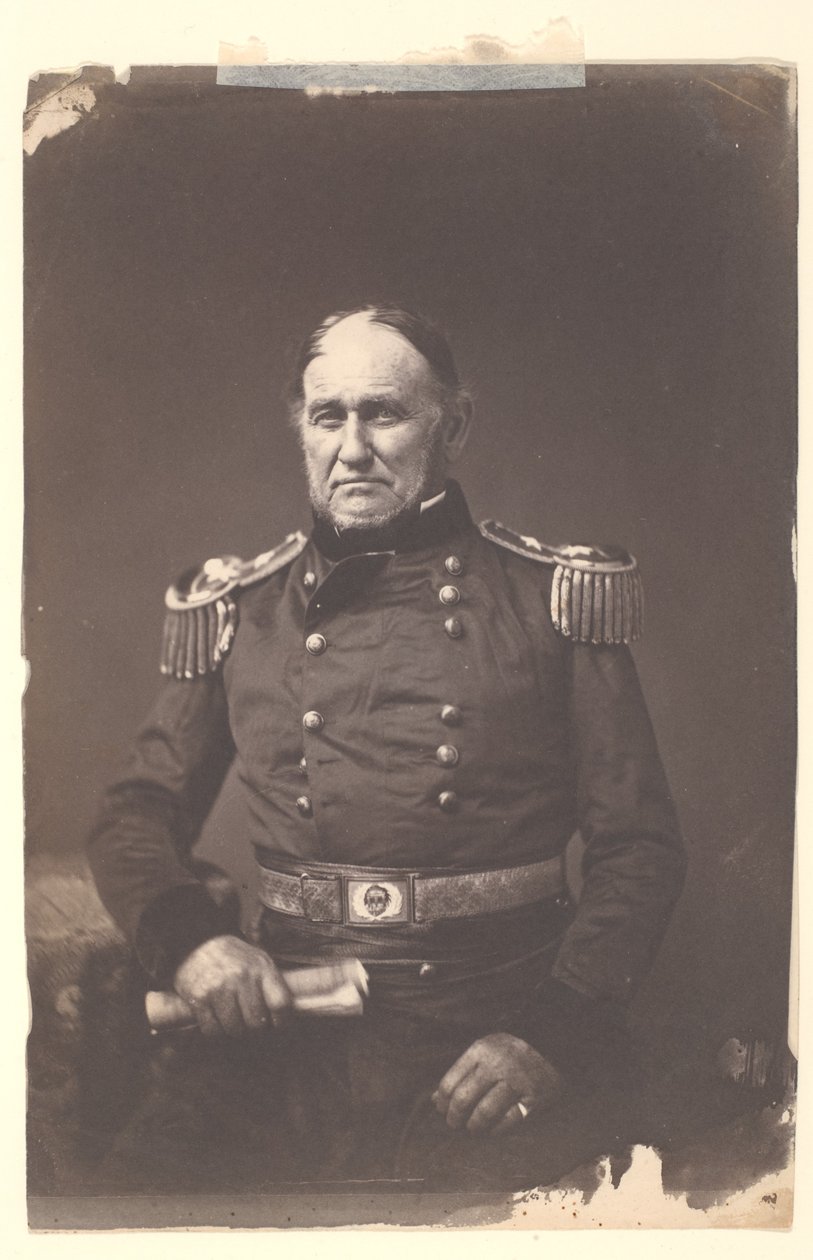 David E. Twiggs vezérőrnagy alkotó: Mathew B. Brady