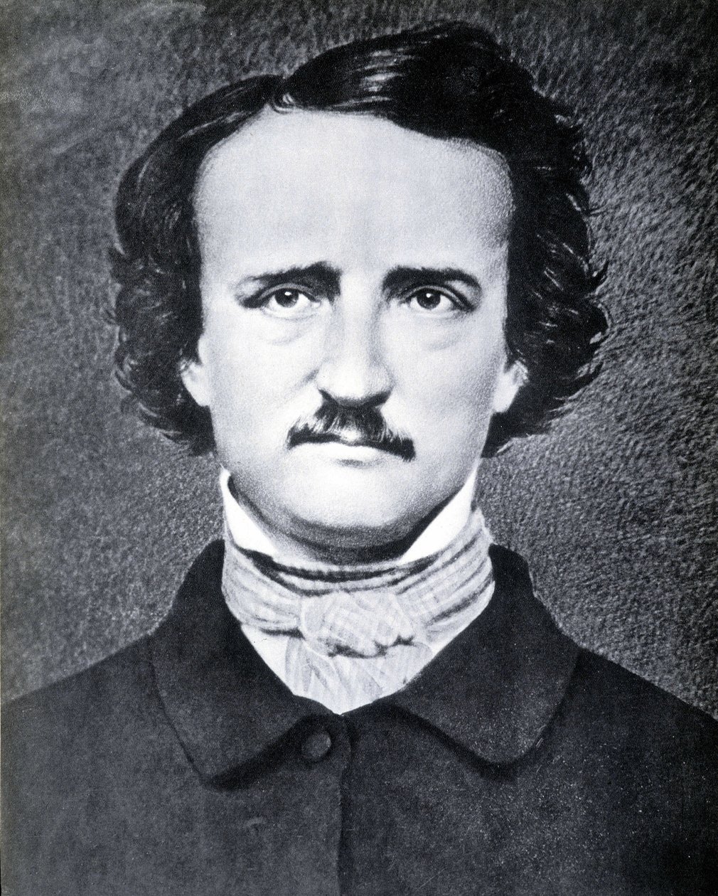 Edgar Allan Poe (1809 - 1849) amerikai író portréja, Brady fényképe a 19. században. alkotó: Mathew B. Brady