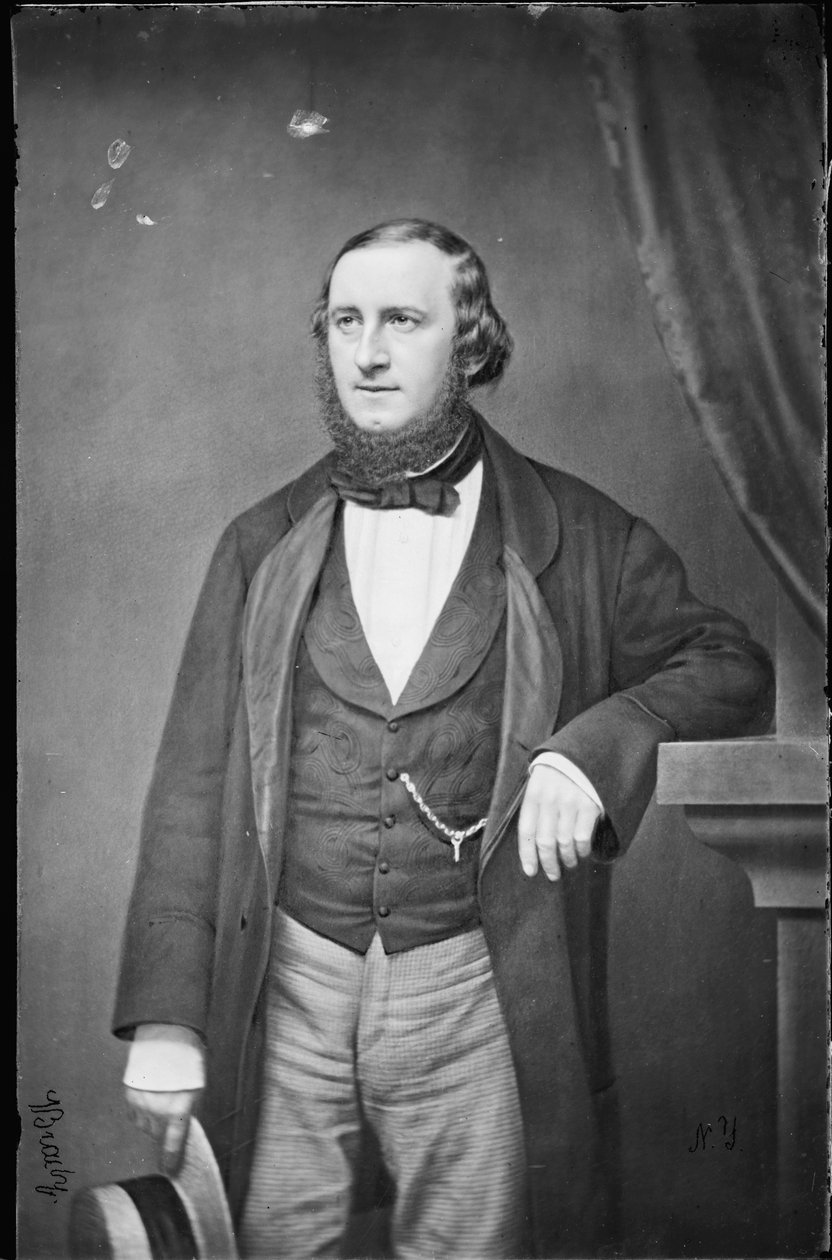 William Vincent Wallace zeneszerző portréja 1812-1865, 1855. alkotó: Mathew B. Brady