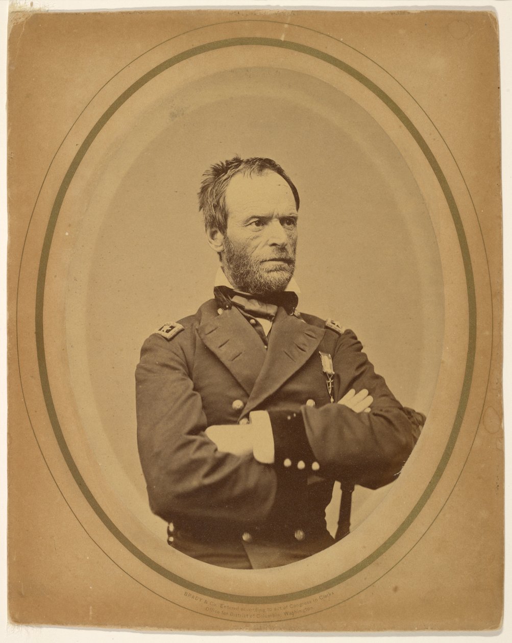 [William Tecumseh Sherman] alkotó: Mathew B. Brady