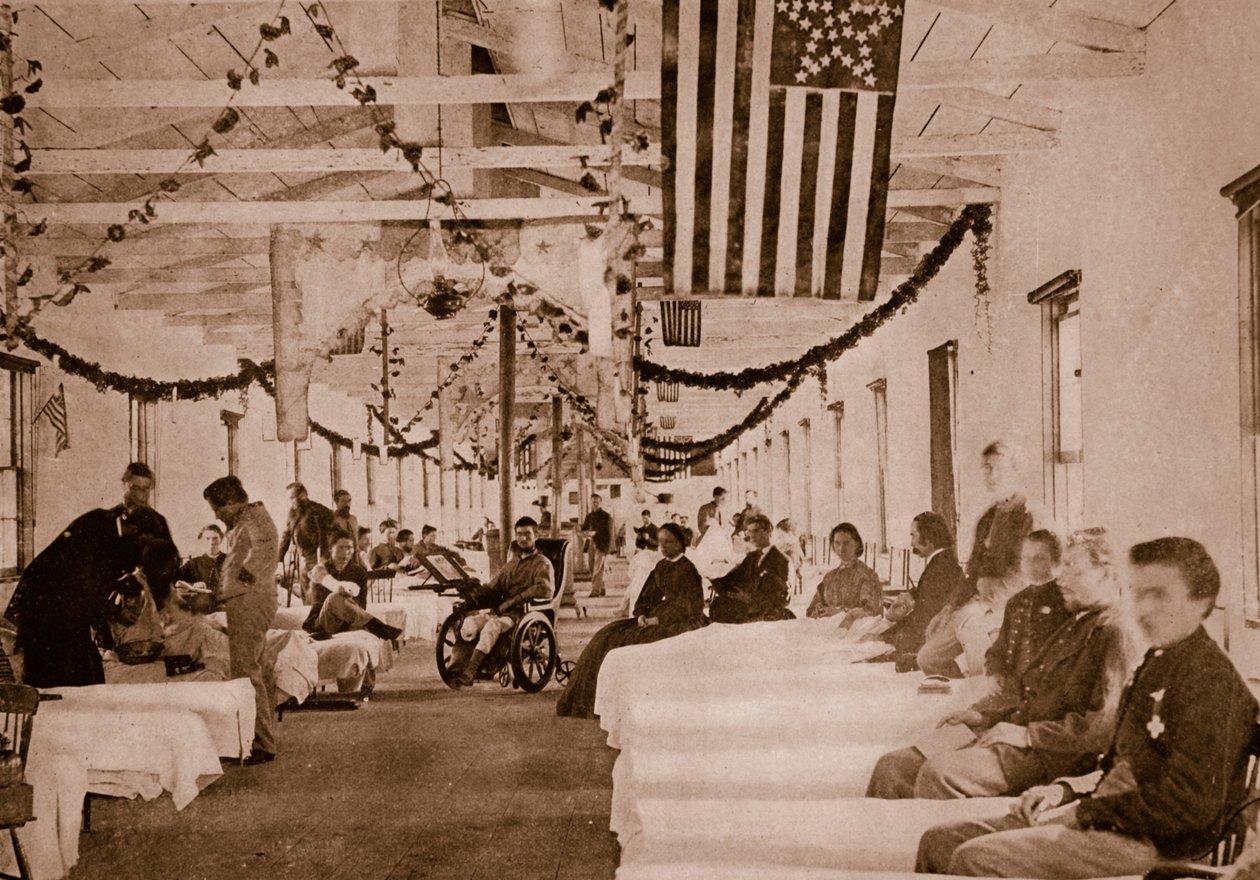 Hadsereg Kórház Washington közelében, 1861-65 alkotó: Mathew B. Brady