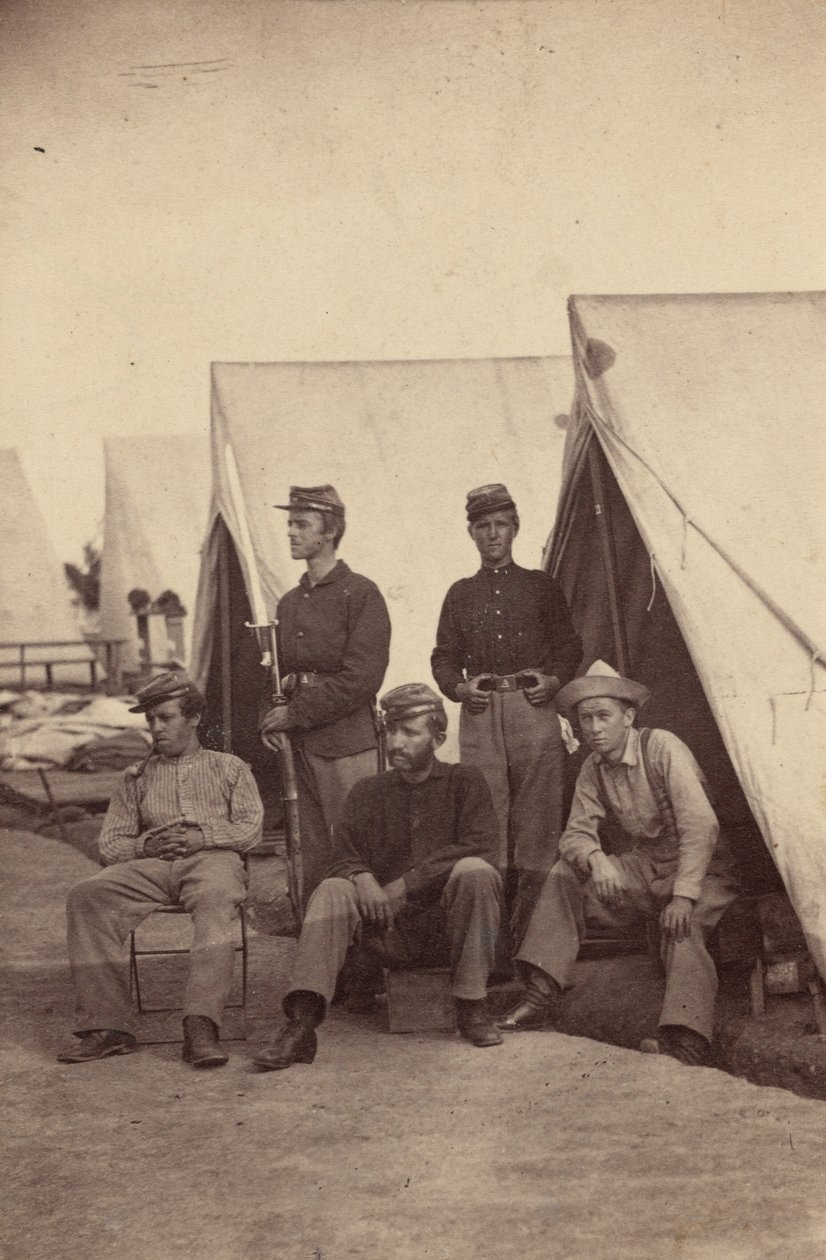 Tábori jelenet,1862 (fotó) alkotó: Mathew Brady